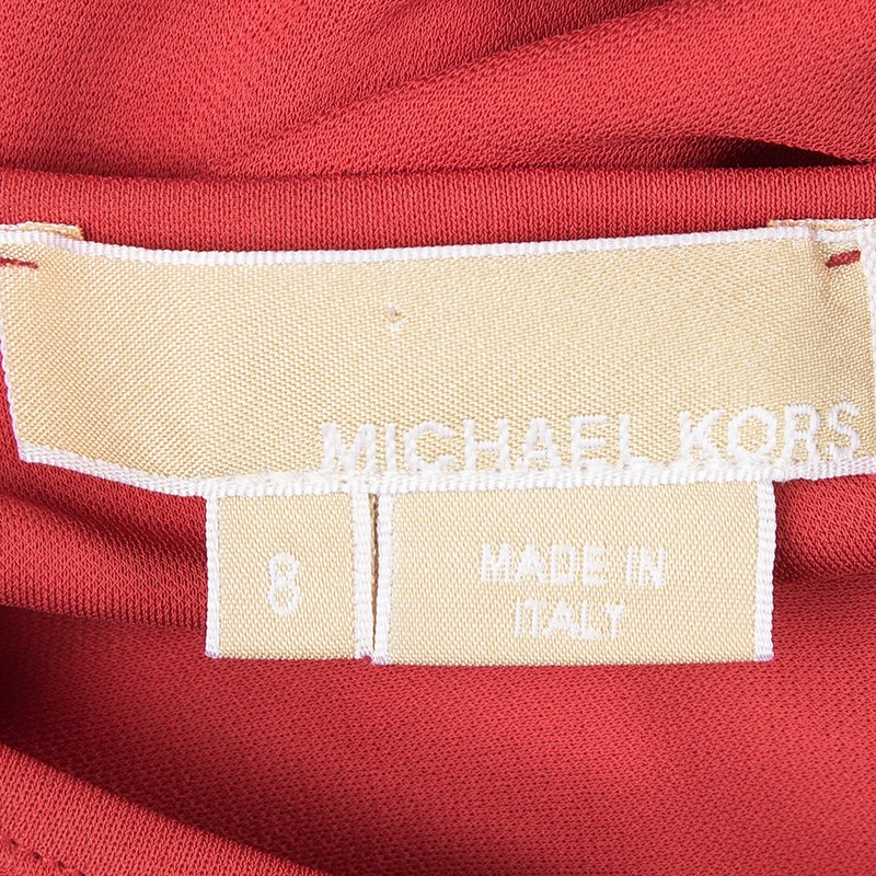 michael kors polo womens red