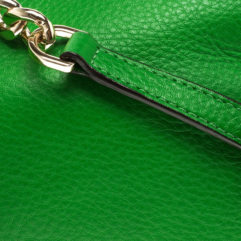 Bedford leather handbag Louis Vuitton Green in Leather - 26079334