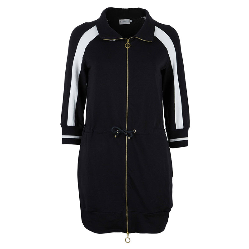 Pre Owned Moncler Monochrome Long Cardigan M