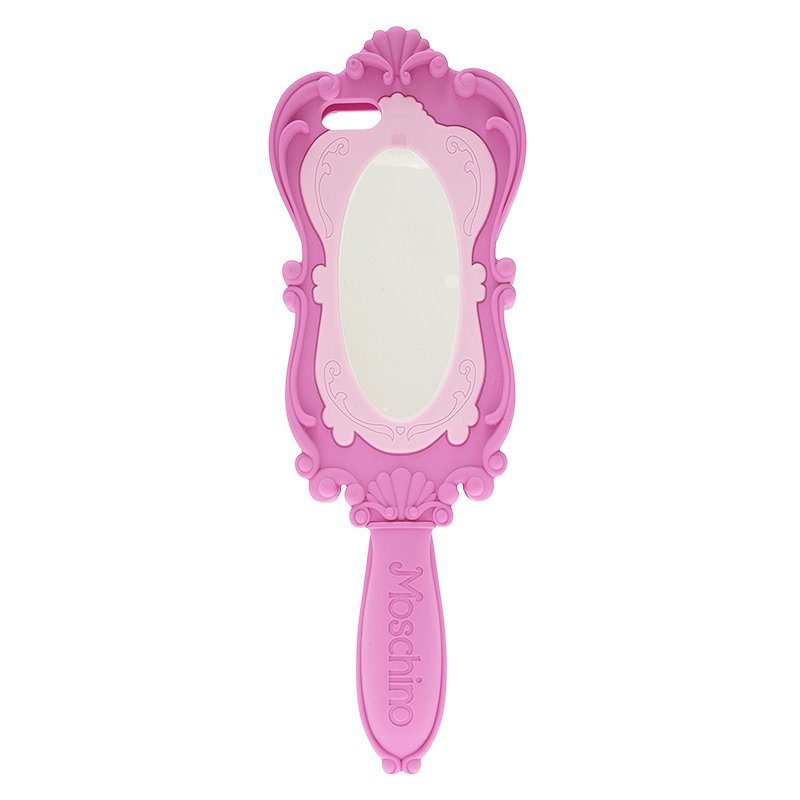 Moschino Pink Rubber Mirror iPhone 5 Case