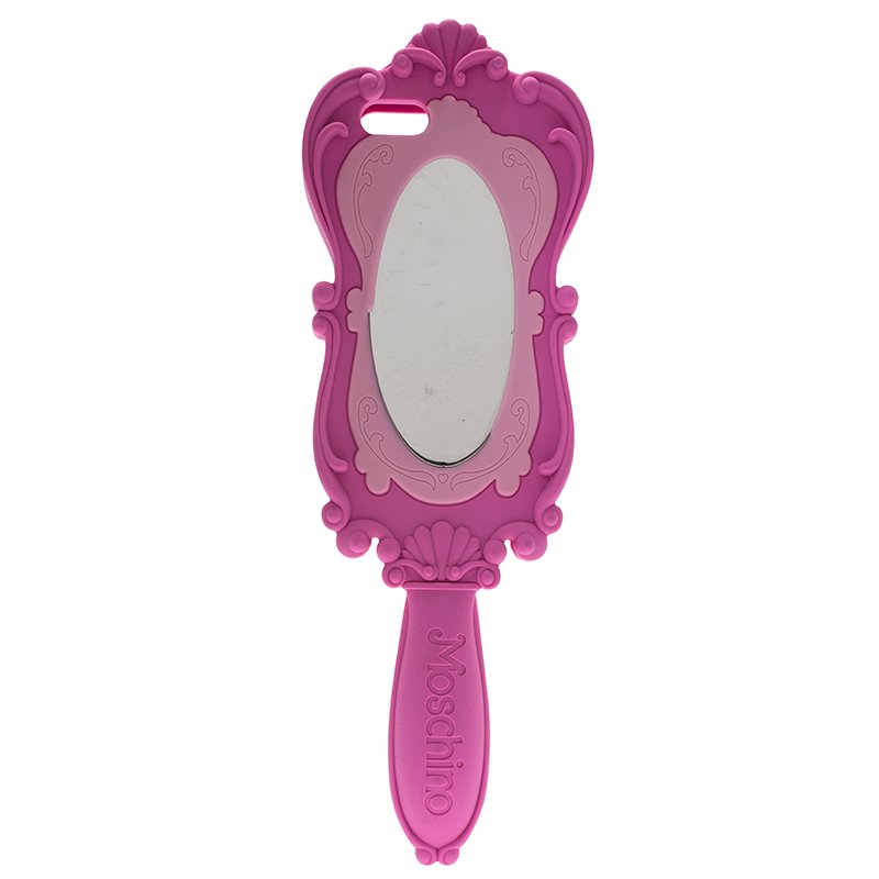 Moschino Pink Rubber Mirror Iphone 5 Case Moschino Tlc