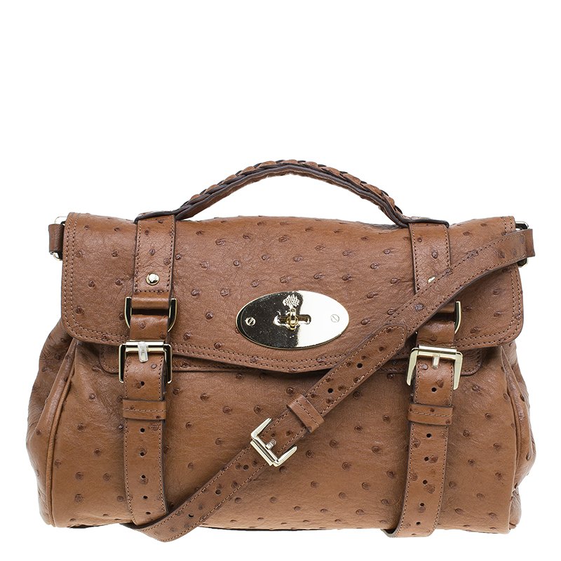 mulberry ostrich bag