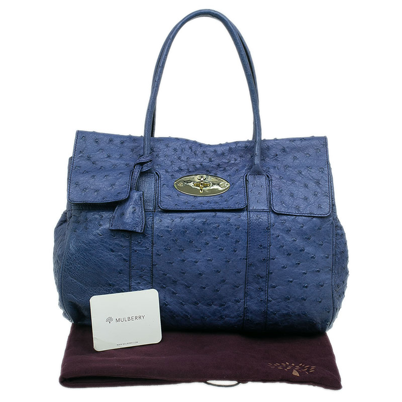 mulberry ostrich bayswater bag