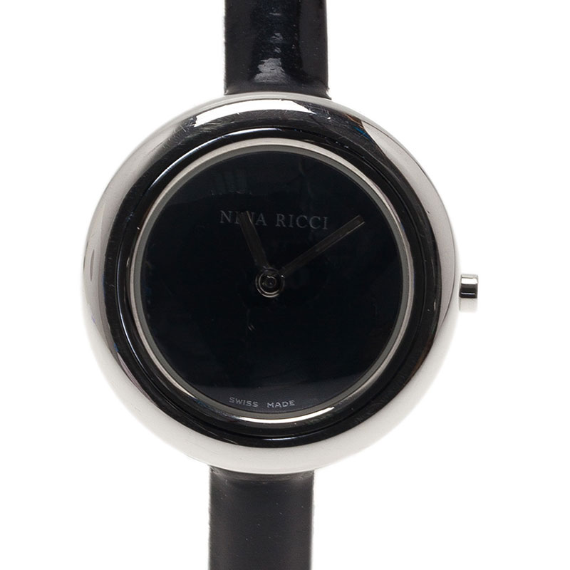 Nina Ricci Black Stainless Steel Classic Women's Wristwatch 25MM