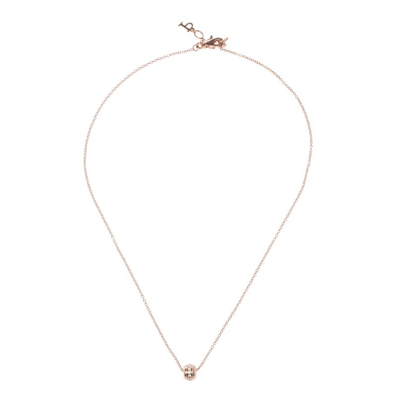Piaget Possession Diamond & Rose Gold Pendant Chain Necklace