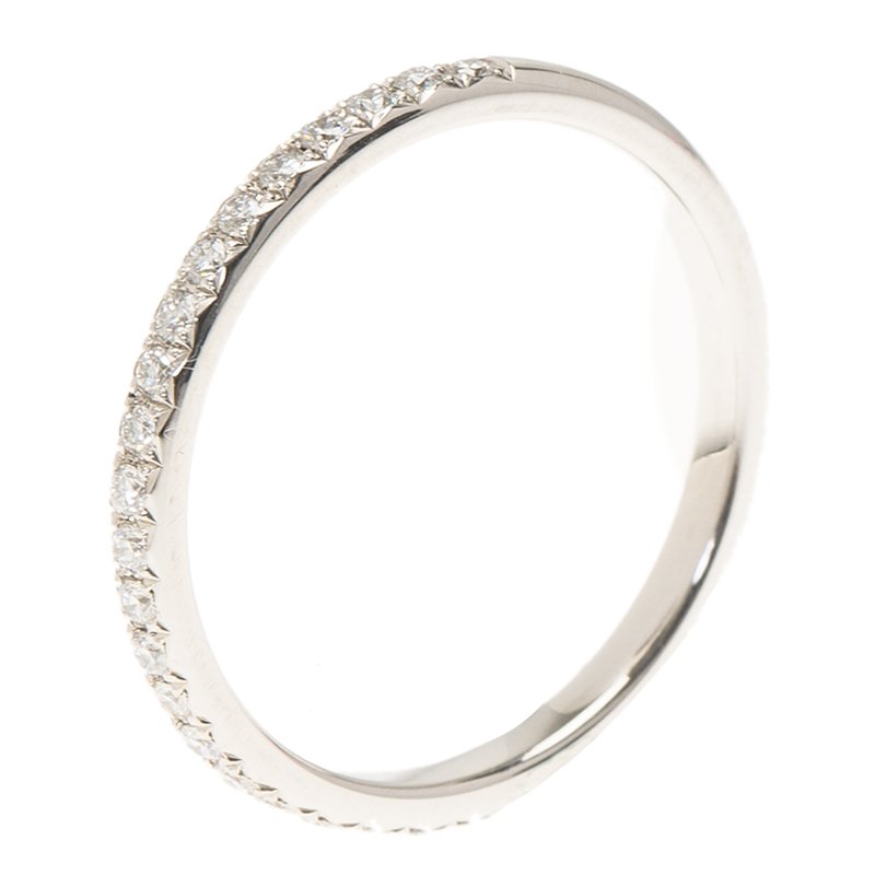 Pre Owned Piaget Wedding Diamond Platinum Ring Size 51