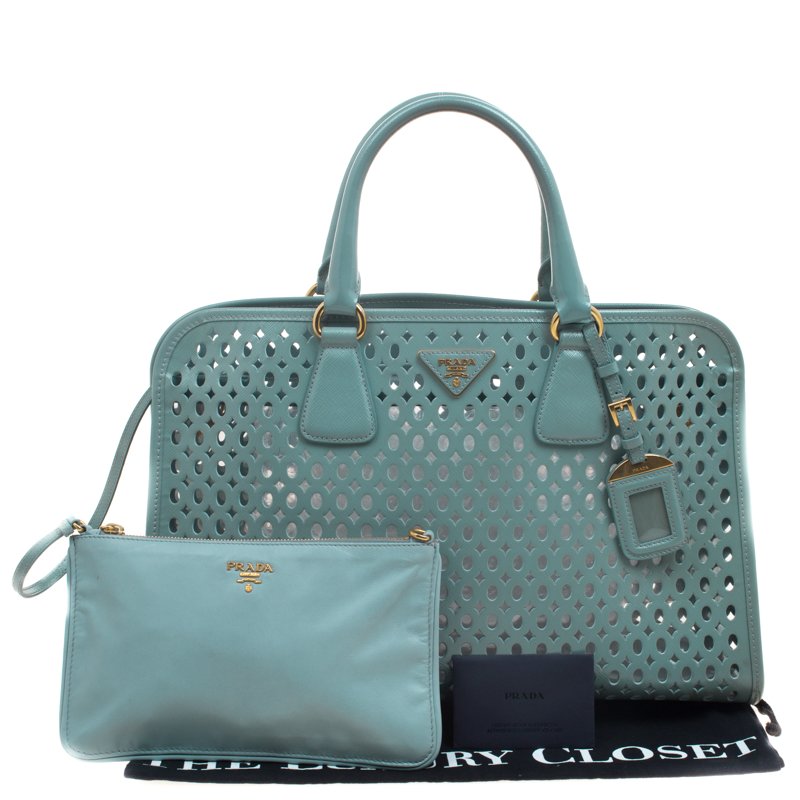 prada perforated bag