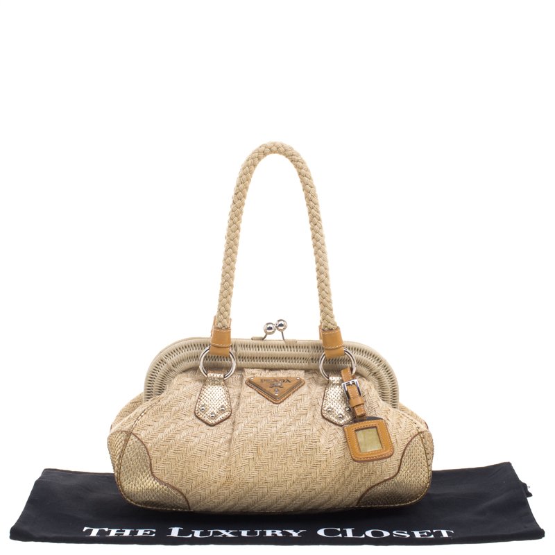 prada jute bag