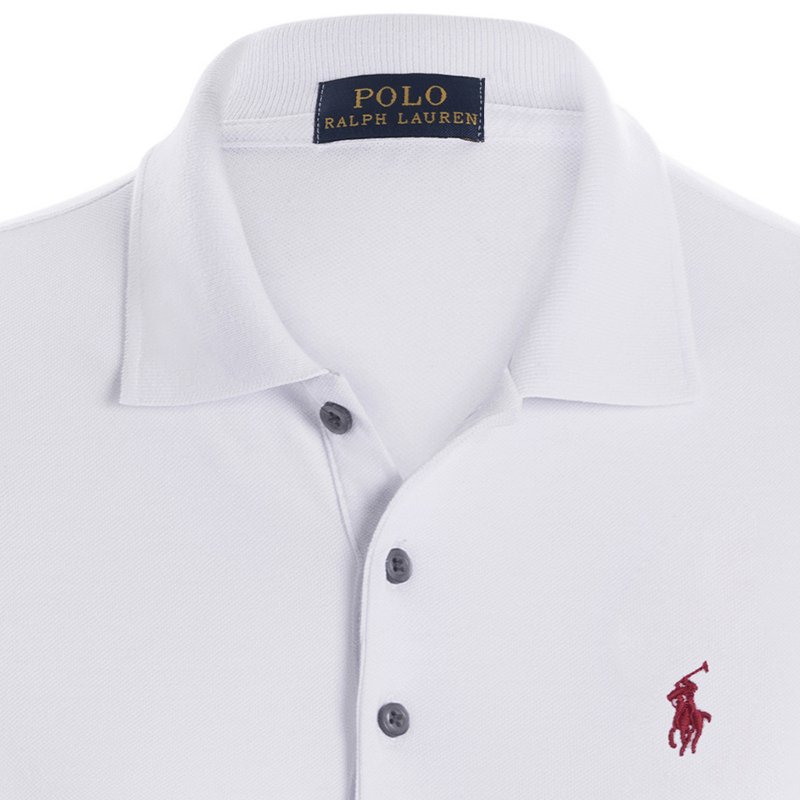 Polo Ralph Lauren White/Red Logo Polo Shirt L Ralph Lauren | TLC