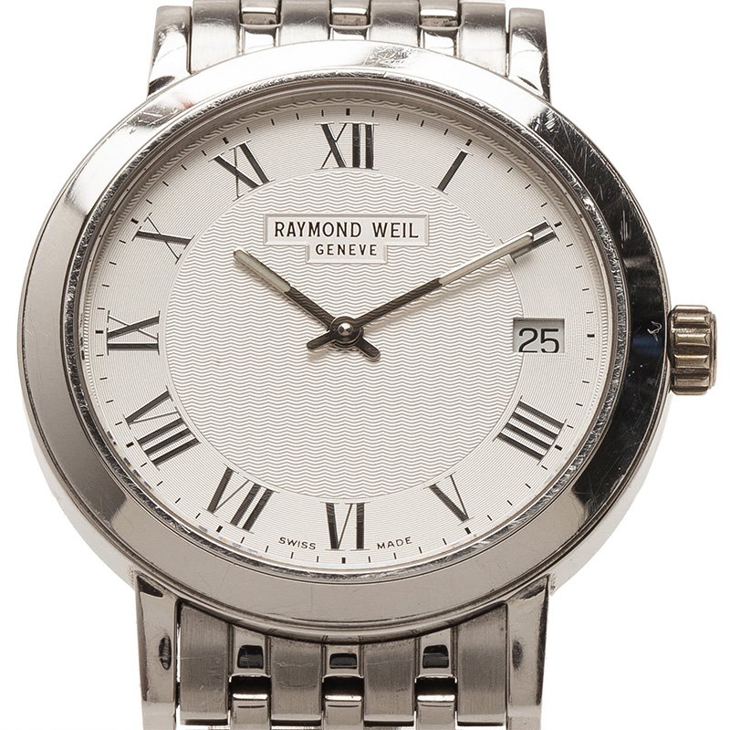 Raymond Weil Silver Stainless Steel Tradition Women's Wristwatch 34MM