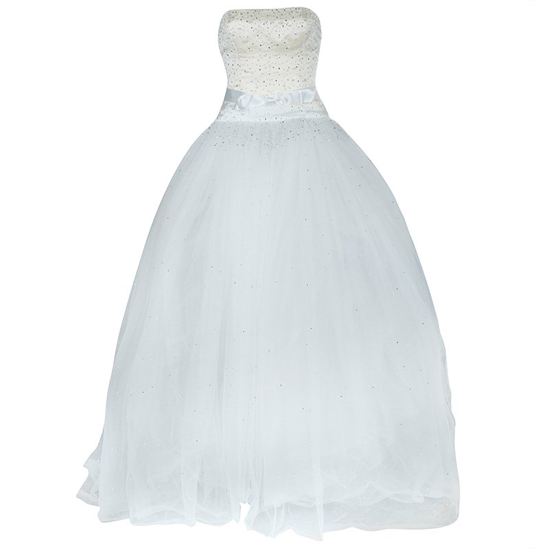 Reem Acra 'Alice In Wonderland' Spring 2010 Wedding Gown S