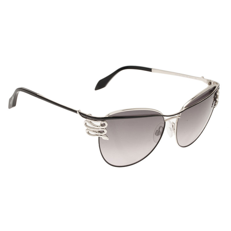 Pre Owned Roberto Cavalli Silver Mururoa Sunglasses