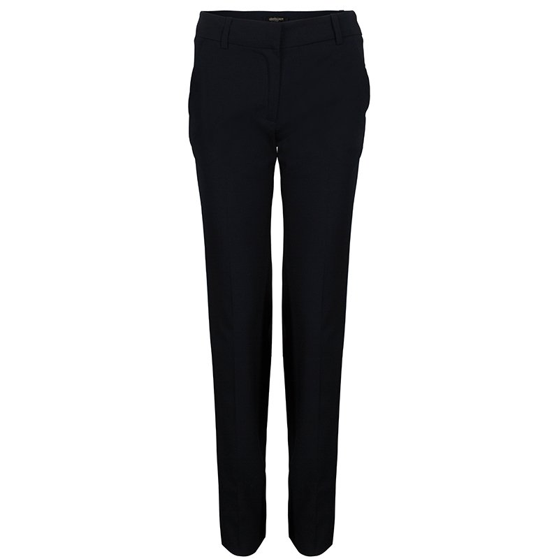 Pre Owned Roberto Cavalli Black Pants S