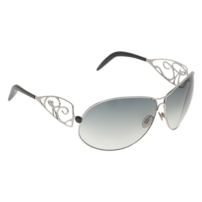 Roberto Cavalli Silver Strass Orione Aviators