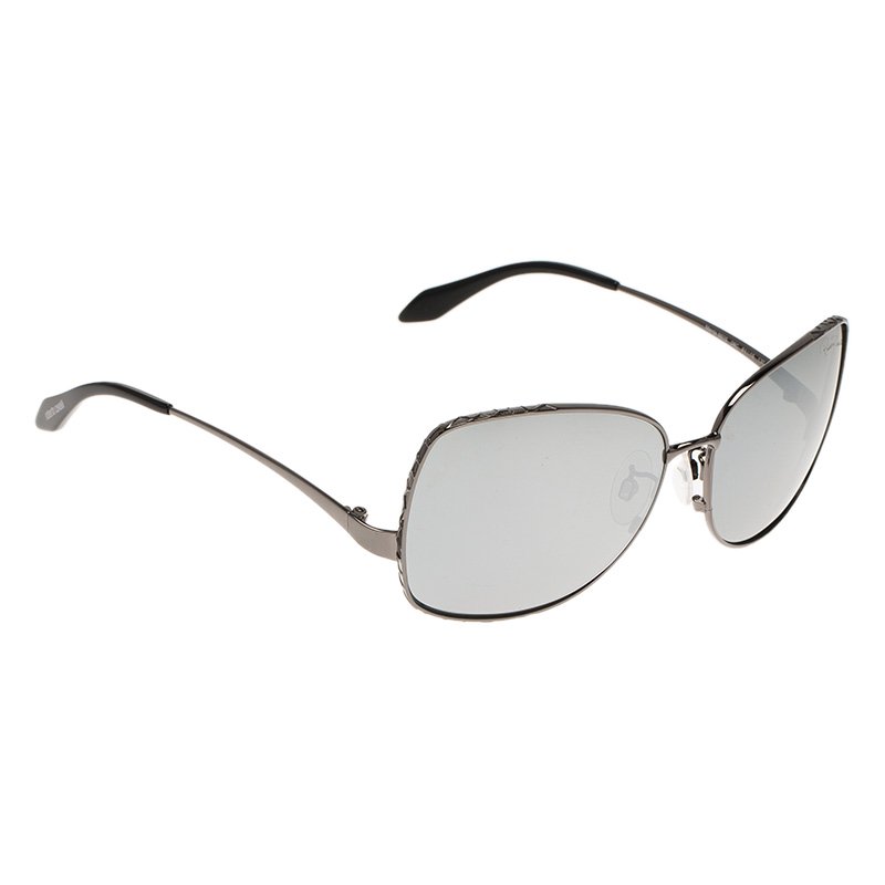 Pre Owned Roberto Cavalli Black Menta Square Sunglasses