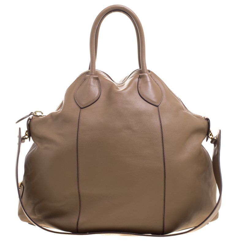 Pre Owned Roberto Cavalli Brown Leather Goa Satchel