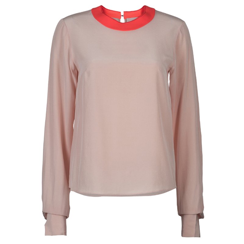 مملوكة مسبقًا بلوزة روكساندا أيلينسيك مزينة بلون نيون وردي فاتح  M