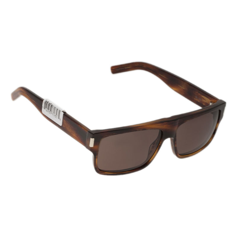 Pre Owned Saint Laurent Paris Brown W18EJ Sunglasses