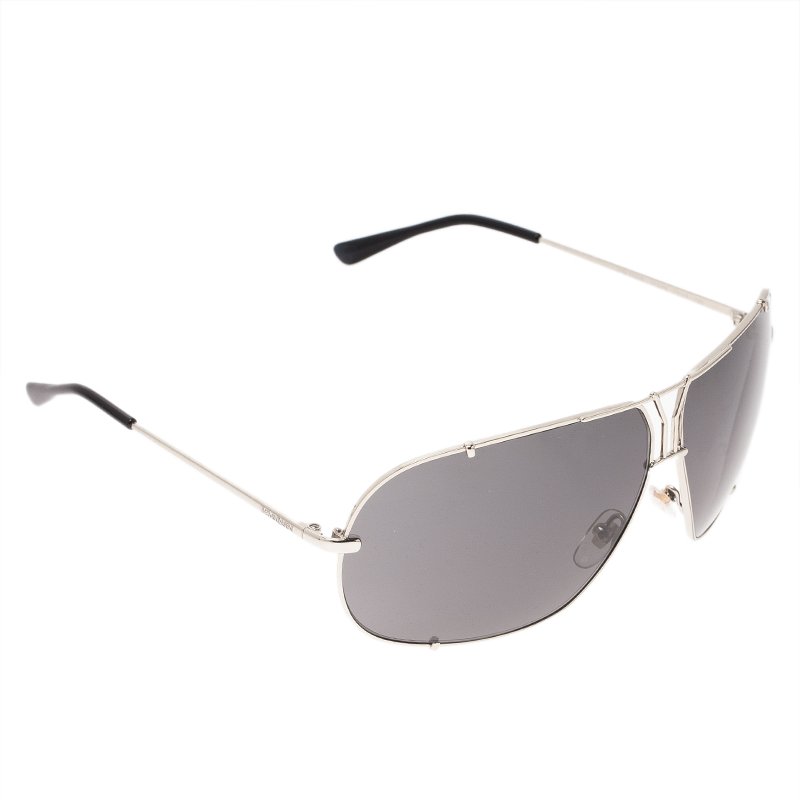 مملوكة مسبقًا Saint Laurent Paris Silver 2335 Aviators