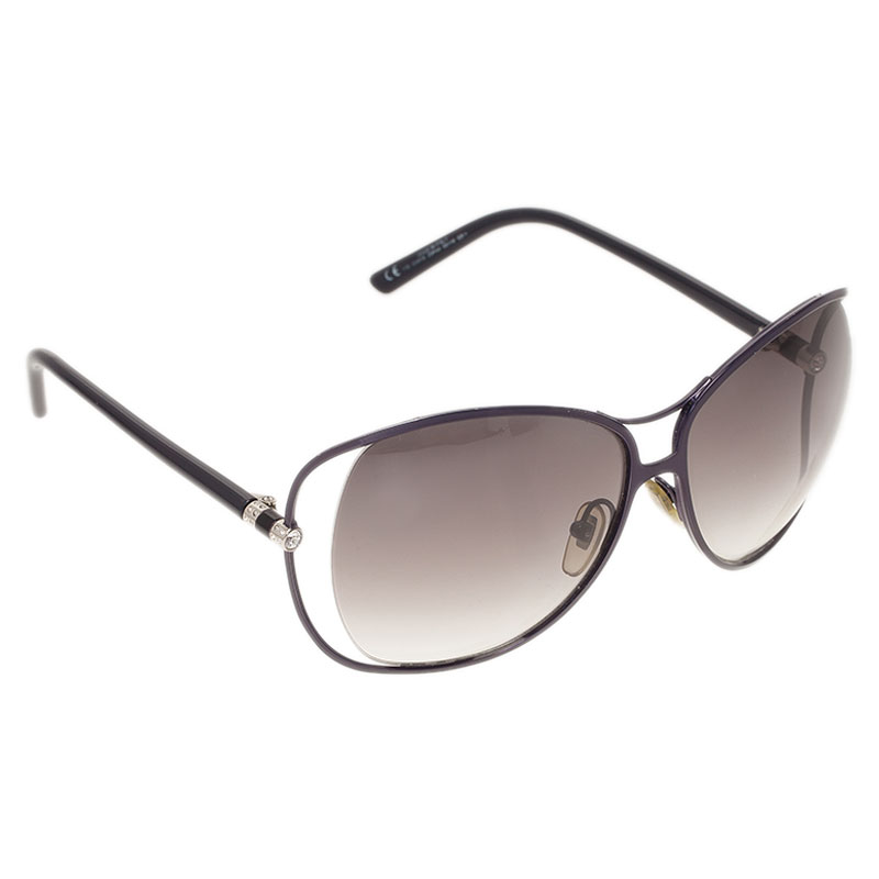 Saint Laurent Paris Blue 6241S Cutout Sunglasses