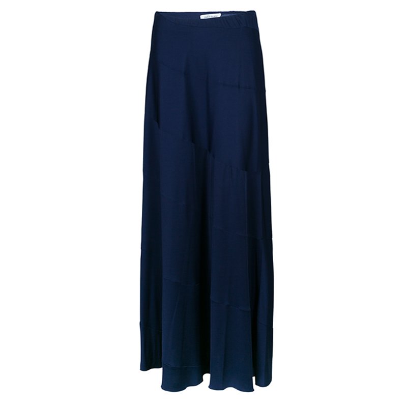 Saint Laurent Paris Navy Maxi Skirt M