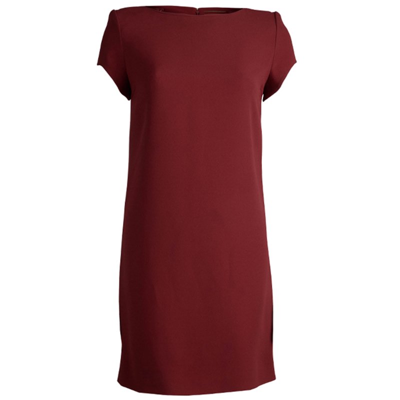 Saint Laurent Paris Red Shift Dress S