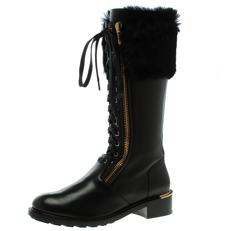 ferragamo combat boots