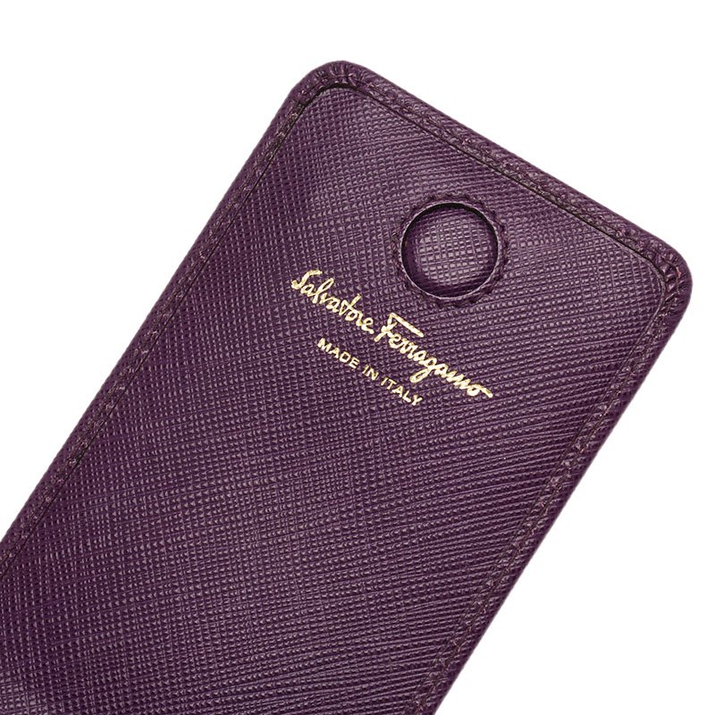 Salvatore Ferragamo Purple Leather iphone 4 Case Salvatore Ferragamo | TLC