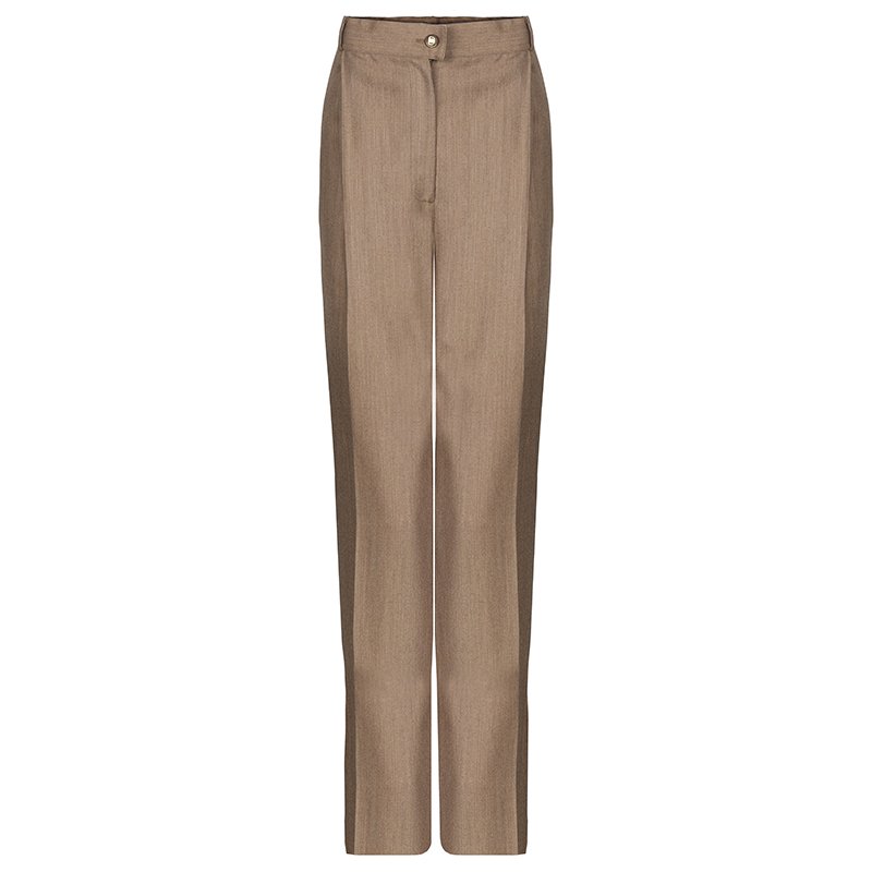 Salvatore Ferragamo Beige Tailored Pants XL