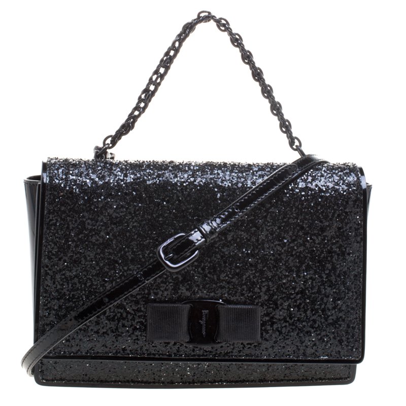 ferragamo glitter bag