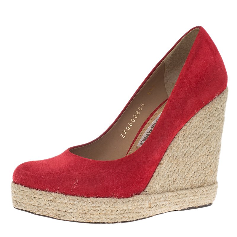 espadrille wedge pump