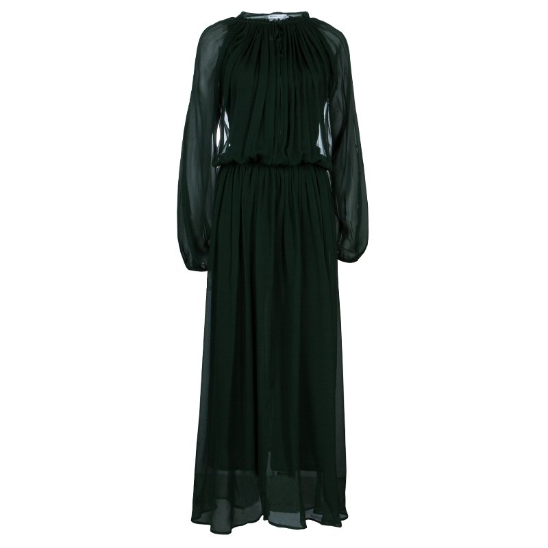 Pre Owned See by Chloe Green Maxi Dress L
