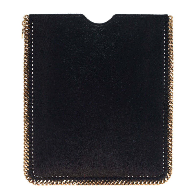 Pre Owned Stella McCartney Black Shaggy Deer Falabella Ipad Sleeve