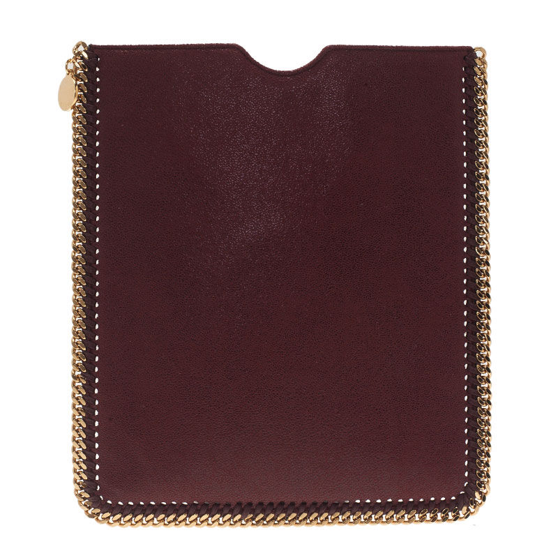 Pre Owned Stella McCartney Burgundy iPad Cover
