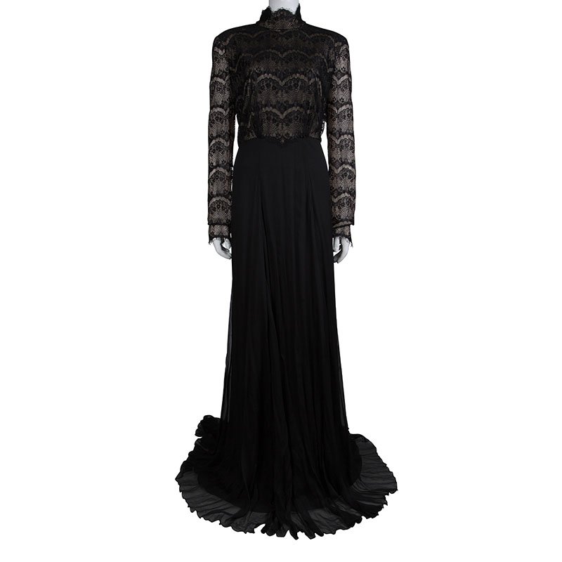 Chiffon Gown Tadashi Shoji Lace Dress