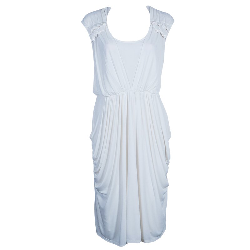 Temperley Offwhite Sleeveless Dress L
