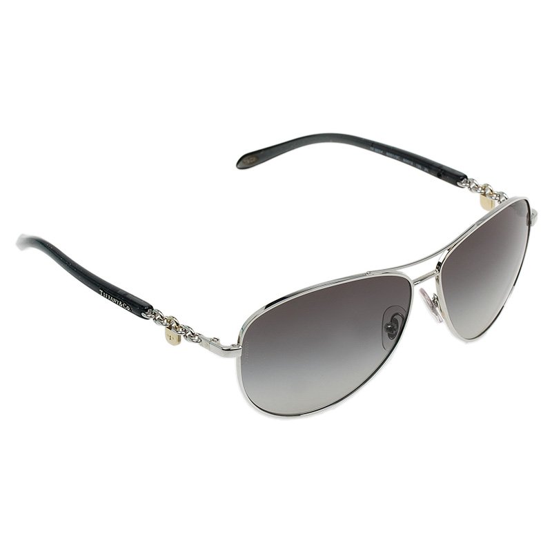 Black 3034 Aviator Sunglasses Tiffany 