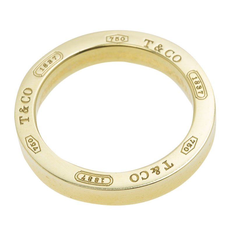 Tiffany & Co. 1837 18k Yellow Gold Circle Pendant