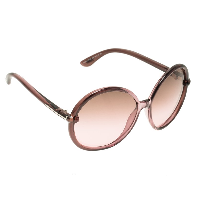Pre Owned Tom Ford Lilac Caithlyn TF 167 Sunglasses