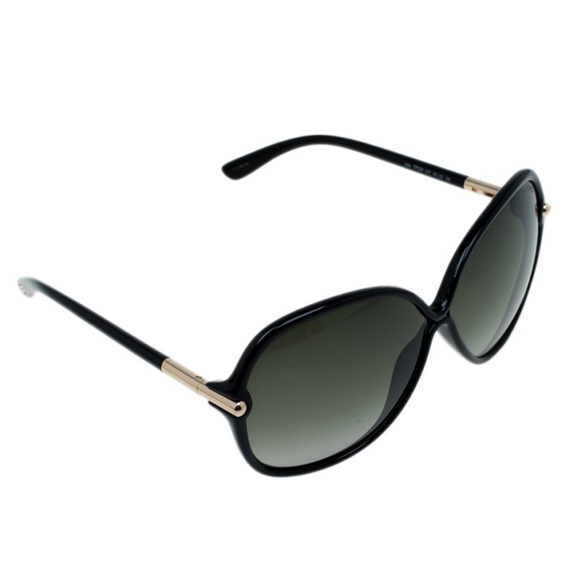 مملوكة مسبقًا Tom Ford Black Islay Square Sunglasses