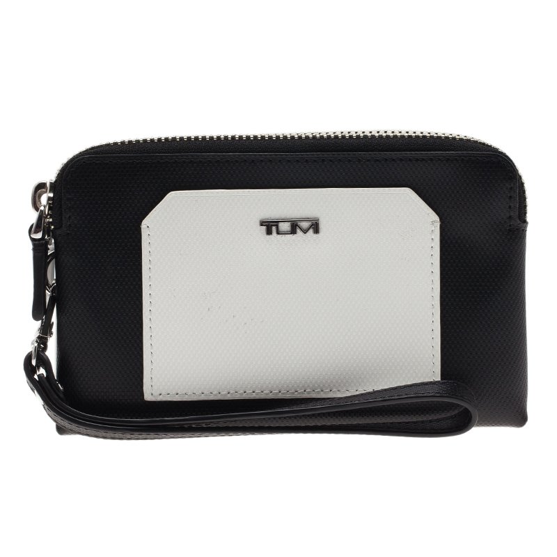 Tumi Two Tone Double Zip iPhone Wristlet Case 