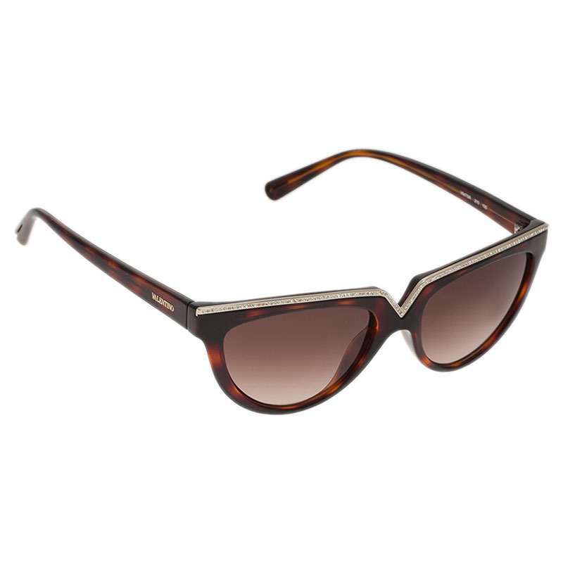 Valentino Tortoise Frame 674S Square Sunglasses