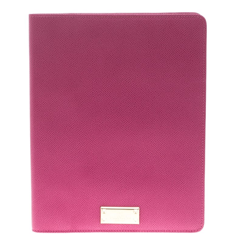 Valentino Pink Leather iPad Case