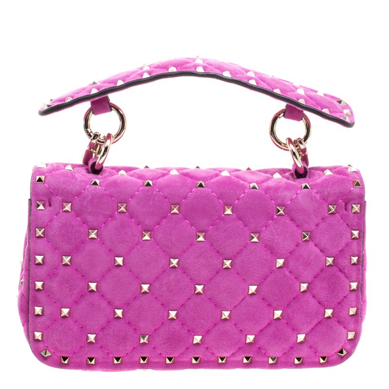 💝 VALENTINO Unboxing  Stunning Pink Nappa Rockstud Shoulder Bag