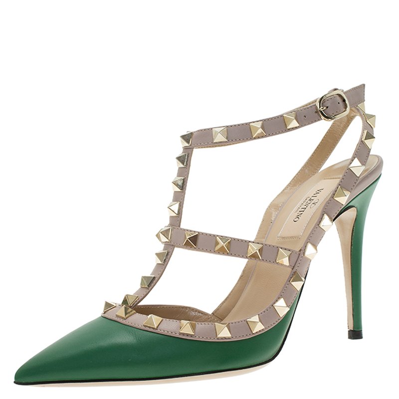 valentino rockstud green