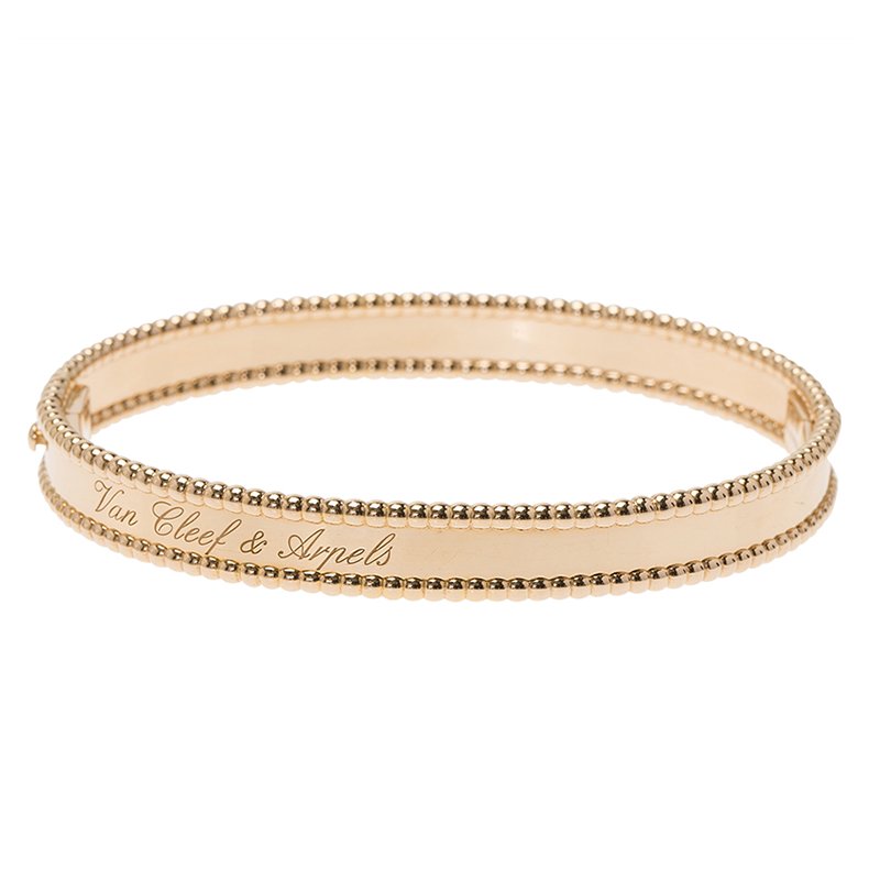 van cleef and arpels rose gold bracelet