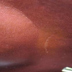 Pre Owned حقيبة كتف شانيل جلد خروف سوداء