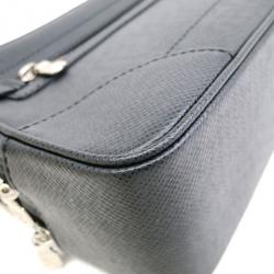 Pre Owned Louis Vuitton Taiga Leather Ardoise Pavel Clutch Bag