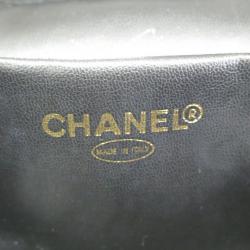 مملوكة مسبقًا حقيبة شانيل أيست ويست جلد كافيار أسود للمكياج