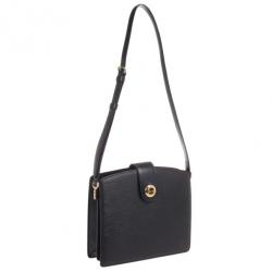 Pre Owned Louis Vuitton Black Epi Leather Capucines Shoulder Bag